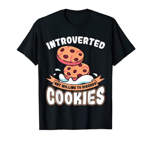Introverso Ma Disposto A Discutere Di Biscotti Maglietta