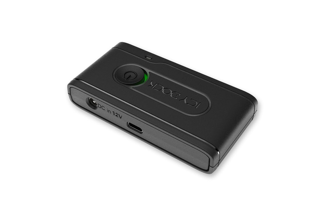 Icy Dock Adattatore SSD NVMe USB - 1x 2.5 U.2 NVMe SSD a USB 3.2 Gen2 10Gbps Adattatore convertitore compatibile con Thunderbolt 4 Black con cavo incluso - EZ-Adapter Ex MB931U-1VB R1