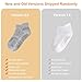 LIFPAU Todder Non Slip Socks, Kids Grip Ankle Socks, Anti Skid Sock 15 Pairs for Active Boys Girls Kids 3-5 Years(Black,3-5T)