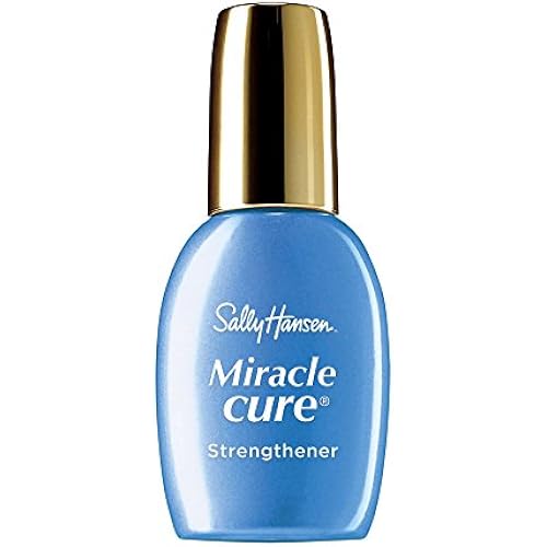 Sally Hansen Nail Treatment Miracle Cure® Nail Strengthener | Infused with Micro-Mineral Complex, Natural Protein & Antioxidants | Restores Weak, Damaged Nails