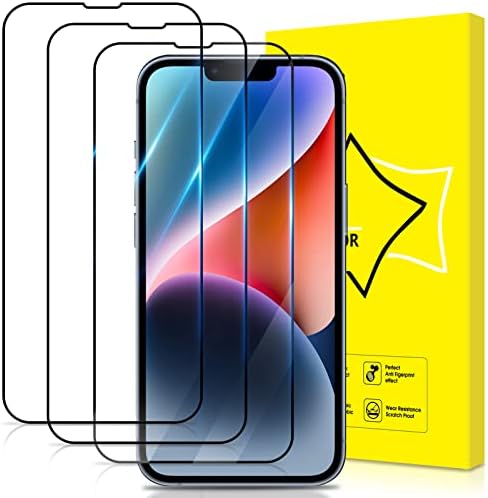 GiiYoon 2+3 Pack Screen Protector for iPhone 14 Pro Max with 3 Pack Tempered Glass Screen Protective Film and 2 Pack Camera Lens Protector-Bubble Free High Definition Ultrasonic Fingerprint