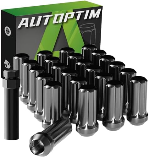 Aftermarket Products Left Car & Truck Wheel Lug Nuts M14x1.5 Lug Nuts Set - 24pcs Open End 6-Point Spline Truck Gorilla Car & Truck Wheel Lug Nuts-744585