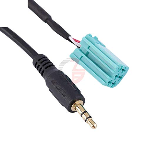 Cable adaptador auxiliar Jack 3.5mm 1M para Renault miniatura 2