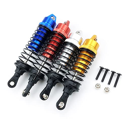 Amortisseurs Avant/arrière Pour Traxxas Slash 4X4 - Aluminium 6061 - Réglables - Couleur Bleu