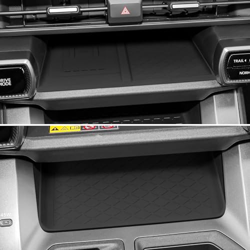 BILOPER 3PCS Center Console Organizer Compatible with Toyota RAV4 2026 2027 LE/SE/XLE/XSE/Woodland/Limited Accessories Silicone Wireless Charging Anti-Slip Pad,Co-Pilot Front Organizer Tray by BILOPER - Used condition - Image 5