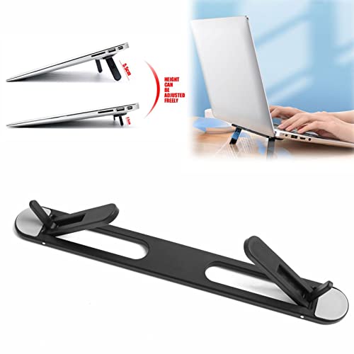 Soporte plegable para portátil con adhesivo y ventilación miniatura 6