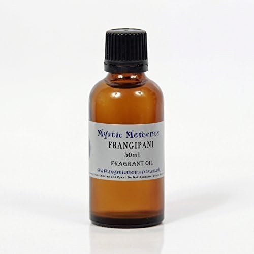 Mystic Moments | Frangipani Fragrance Oil | 50ml | Frangipani notes create a creamy tropical floral scent for candles, soaps, wax melts and diffusers.