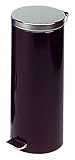 neoLab Kunststoff/Edelstahl Abfallsammler, Einsatz Verzinkt, Schwarz, 20L Kapazität