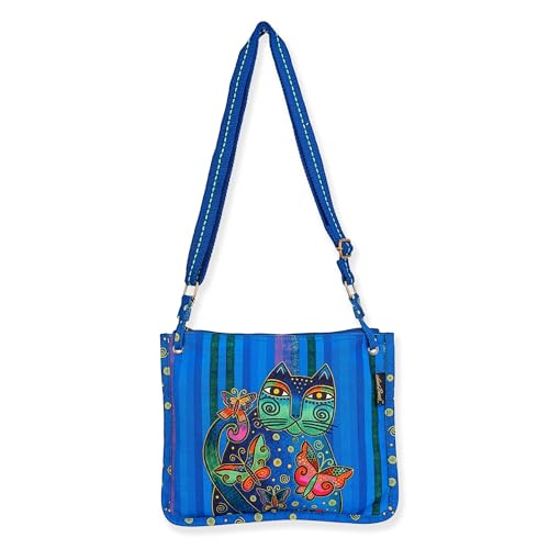 Bolso Tote Cruzado Sun 'N' Sand Azul 12x9.5 pulg miniatura 1