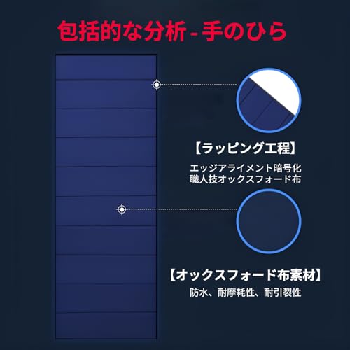 [Blopobuyi]折りたたみマット ごろ寝 シングル お昼寝 オフィス キャンプ 撥水 防湿 クッション性 持ち運び 簡易ベッド 車中泊 コンパクト 90cm×190cm 省スペース レジャー アウトドア DZ-1822 スタイル1 [3]