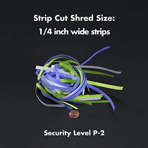 Aurora Professional Strip Cut Paper Shredder/Cd/Credit Card Shredder Without Wastebasket, 8-Sheet Strip-Cut No Basket #TOP2
