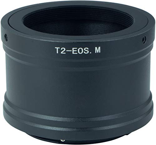 Adaptador de lente T2 T para Canon EOS EF-M M50 Mark II y M6 Mark II montura telescopio