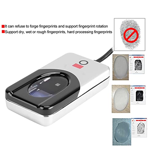 Coletor de impressões digitais USB, leitor de impressão digital digitaliza automaticamente criptogra