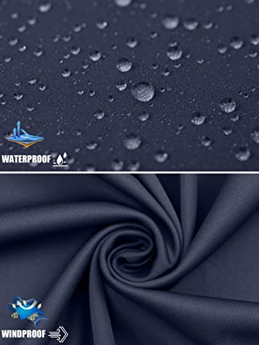 Free Soldier Men's Lightweight Softshell Golf Vests Outerwear Windproof Sleeveless Jackets For Travel Hiking Running Fishing(Midnight Navy,S) #TOP3