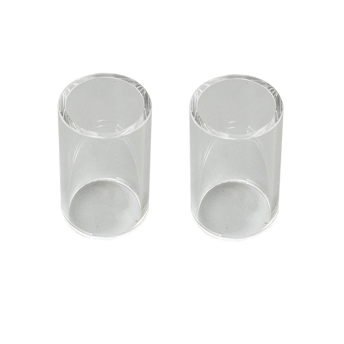 RIVERWELD TIG Glass Cups Clear Quartz Nozzle 4P18GSLD 1-1/4" & 29mm for SR WP 17 18 26 TIG Welding Torches Pack of 2