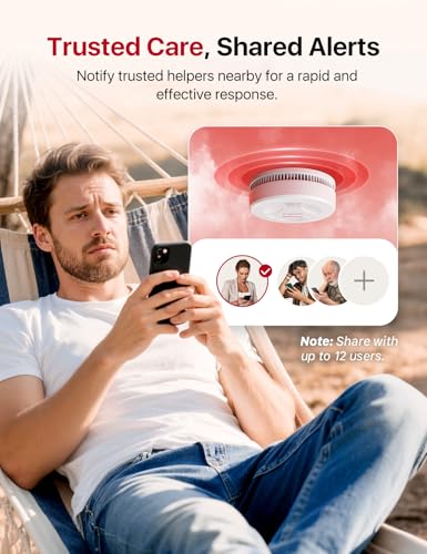 X-Sense Smart Smoke Alarm With SBS50 Base Station For Home With Magnetic Mount, Wireless Interlinked Fire Alarm, 10-Year Life And Replaceable Battery, App Function, SD11-MR31 - 6