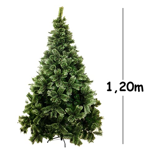 Árvore De Natal Verde Green Luxo 1,20m 170 Galhos A0312N
