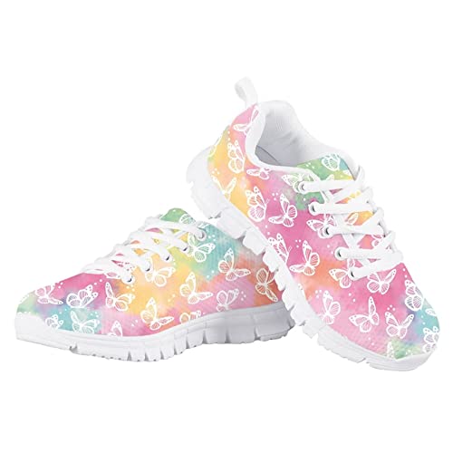 Girls Sneaker Kids Running Tennis Shoes Boys Lightweight Breathable Lace up Dance Sneakers3