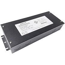 PS-12LPS300-WJ TRIAC/Phase-Cut Dimmable LED Driver Transformer - Enclosed LED Power Supply - AC 100-277V to Constant Voltage 12V DC, 25A, 300W