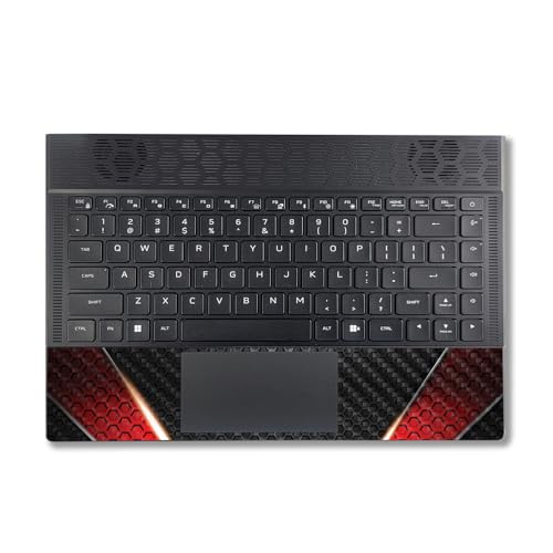 Image of MightySkins Carbon Fiber Skin Compatible with Alienware X14 R2 (2023) Full Wrap Kit - Hex Rays | Protective, Durable Textured Carbon Fiber Finish | Easy to Apply & Change Styles | Made in The USA