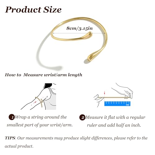 Long tiantian Arm Cuff Gold Cuff Jewelry for Women Upper Arm Bracelet Trendy Bangle Bracelets Armband Halloween Greek Goddess Costume Accessories2