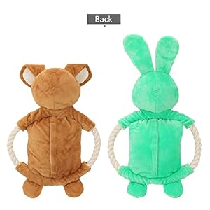 Squeaky Dog Toys , Funny Dog Toys Stuffed Plush Dog Toy , Cute Dog Rabbit Dog Birthday Gift Dog Chew Toys Pet Toys for Small Medium and Large Dogs(Brown Dog) Squeaky Dog Toys , Funny Dog Toys Stuffed Plush Dog Toy , Cute Dog Rabbit Dog Birthday Gift Dog Chew Toys Pet Toys for Small Medium and Large Dogs(Brown Dog)