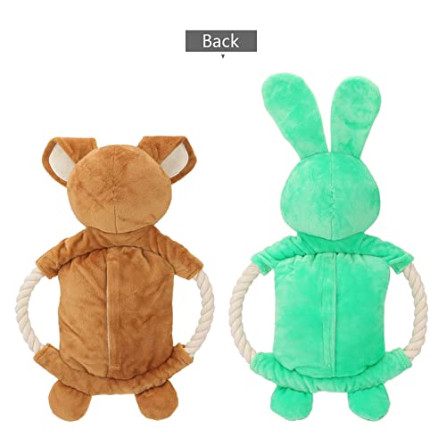 Squeaky Dog Toys , Funny Dog Toys Stuffed Plush Dog Toy , Cute Dog Rabbit Dog Birthday Gift Dog Chew Toys Pet Toys for Small Medium and Large Dogs(Brown Dog) Squeaky Dog Toys , Funny Dog Toys Stuffed Plush Dog Toy , Cute Dog Rabbit Dog Birthday Gift Dog Chew Toys Pet Toys for Small Medium and Large Dogs(Brown Dog)