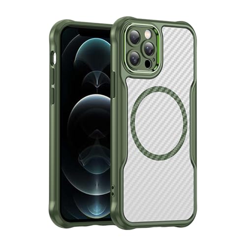 Mredoxe iphone 12Pro Max �p �P�[�X Magsafe�Ή� ������ �}�b�g���� �X�}�z�P�[�X �A�C�t�H�� 12Pro Max �p �ČRMIL�K�i �J���������Y�ی� �ϏՌ� ��phone 12Pro Max �ω��� �w��h�~ �X�}�z�J�o