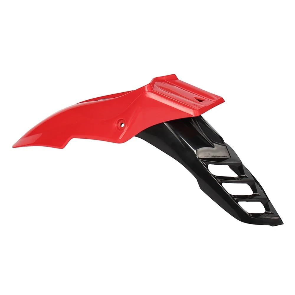 Czarny uniwersalny błotnik motocrossowy przedni pasuje do Hondy pasuje do Yamahy pasuje do Suzuki pasuje do Kawasaki DRZ DR KX KLX EXC XCW XT WR YZ YZF TW Dirt Bike(Black Red)