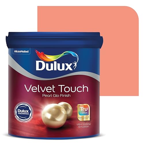 Image of Dulux Velvet Touch Pearl GLO Interior Emulsion Paint (10L, Marigold Blossom) - Luxurious soft-sheen wall paint, highly durable, washable, rich, intense colors, with 6-year warranty