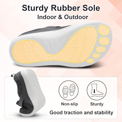 Image of Spesoul Wide Womens Walking Shoes Adjustable Diabetic Shoes Breathable Zero Drop Barefoot Shoe Neuropathy Edema Nursing Shoe Wide Width Sneakers