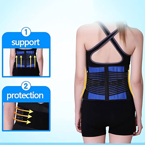 Image of Lumbar Brace Back rt Belt Slimming Shapers Belt Waist Trainer Belt Workout for Men Women Weight Loss Fitness Fat Burner Back rt rt