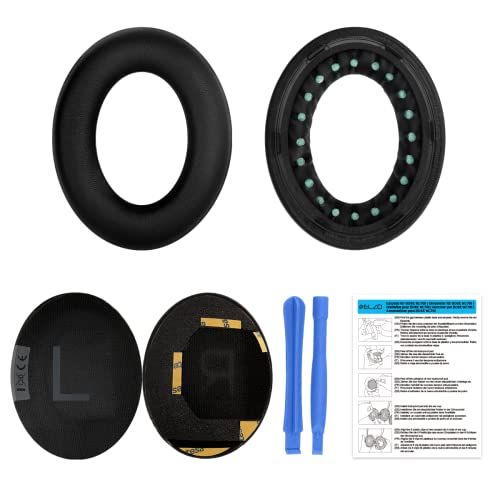 Miniatura 6 de Elzo Almohadillas De Repuesto Para 700 Nc700 Bose Quietcomfort Ultra, Cuero Premium Más Suave, Espuma Para La Cancelación De Ruido De Alta Densidad, Grosor Adicional Negro