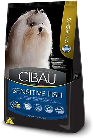 Cibau Sensitive Fish para Cães Adultos de Raças Mini e Pequenas S...