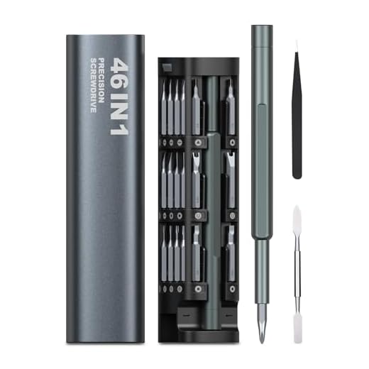 ORIA Precision Screwdriver Set, 46 in 1 Magnetic Screwdriver Set with 42 Bits, Magnetic Storage Case, Electronics Repair Tool Kit for Phone, Laptop, Watch, Eyeglasses