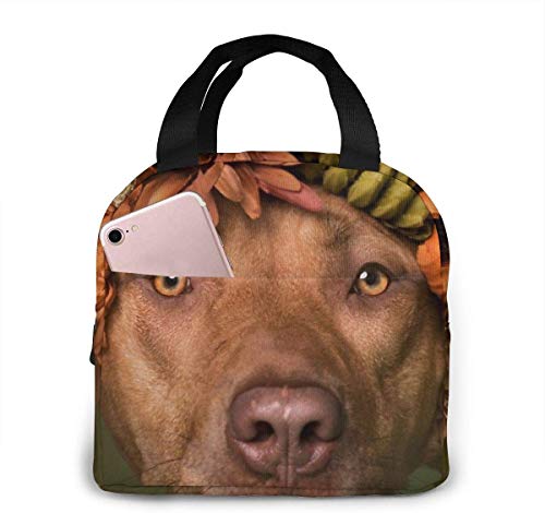 Flower Power Finn Bolsa de almuerzo aislada portátil de gran capacidad