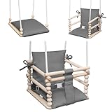 MAMOI Babyschaukel 3in1 mit Sicherheitsgurt – Kinderschaukel für 6–36 Monate, max. 20 kg, Indoor