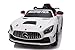Produktbild RIRICAR Elektrisches Auto für Kinder, Mercedes-Benz GT4, weiß, mit 2,4 GHz Fernbedienung, 36 Monate - 6 Jahre, Batterie 12V7Ah