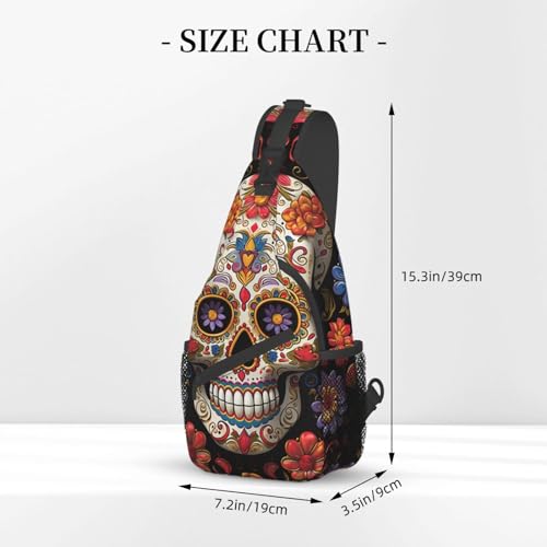 Mochila pequeña tipo sling negra para ciclismo y senderismo miniatura 2