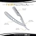 Facón Straight Razors for Men - Professional Barber Straight Edge Razor Kit with 100 Blades, Classic Stainless Steel Barbero Shaver for a Smooth & Precise Shave, Premium Barber Razor for Men's Shaving
