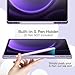 JETech Case for Samsung Galaxy Tab S10 Lite / S10 FE / S9 FE 10.9-Inch with S Pen Holder, Soft TPU Tri-Fold Stand Protective Tablet Cover, Support S Pen Charging, Auto Wake/Sleep (Light Purple)