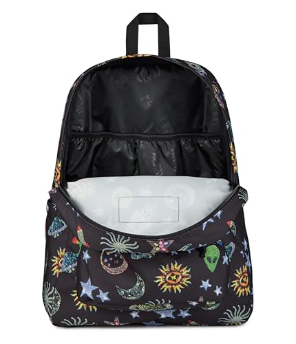 Image of JanSport SuperBreak Plus Backpack with Padded 15-inch Laptop Sleeve and Integrated Bottle Pocket - Spacious and Durable Daypack for Work and Travel, Galaxy Glam