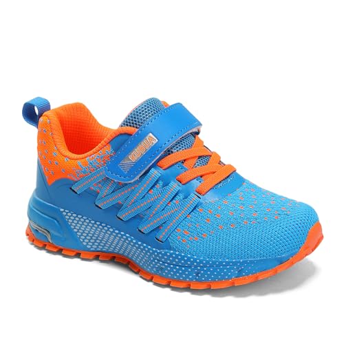 image for KUBUA Kids Sneakers for Boys Girls Running Tennis Shoes Lightweight Br