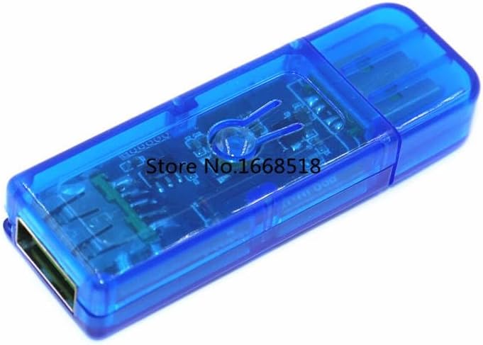Sinilink XY-WFUSB controller with its protective cap on, showing the transparent blue casing.