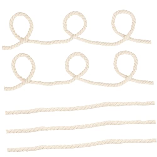 Cuerda trenzada de algodón hecha a mano YARNOW para proyectos textiles de macramé 2