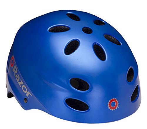 Find Discount Razor V-17 Child Multi-Sport Helmet, Satin Blue