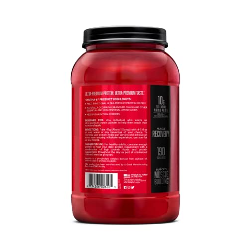 Image of BSN SYNTHA-6 Whey Protein Powder, Micellar Casein, Milk Protein Isolate, Chocolate Milkshake, 28 Servings (Packaging May Vary)