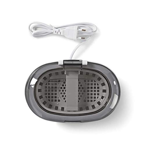 NEDIS Ultraschall-Schmuck-Reiniger - Netzstromversorgung - 230 V AC 50 Hz - Euro/Typ-C (CEE 7/16) - Weiss - Kunststoff