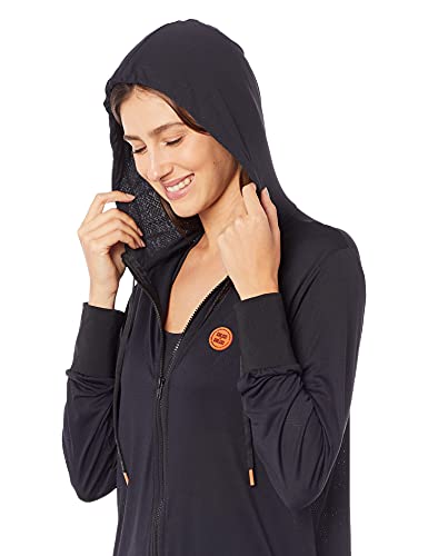 Jaqueta com Capuz Colcci Fitness, Feminino, Preto, G