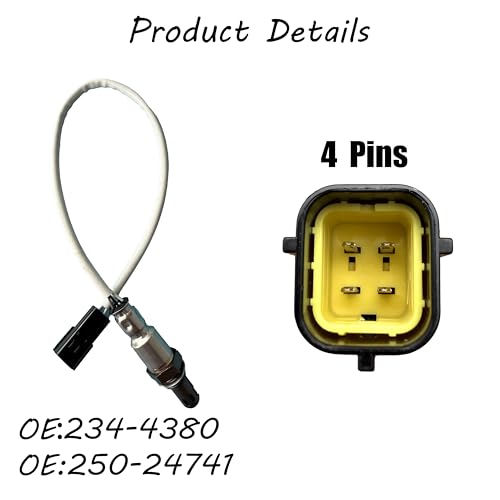 234-4380 Downstream O2 Oxygen Sensor for Nissan Altima, 350Z, 370Z, Rogue, Sentra, Versa/Infiniti G25, G35, G37, EX35, EX37, FX35, FX37, FX50, M35, M37, QX50– Replaces 22690-EN200, 226A0-ET000 by Broaug - Used condition - Image 2